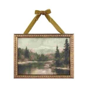 My Texas House 6x8 Mountain by the Lake Framed Wall Art, Spring 2026